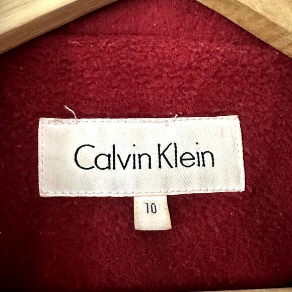 Calvin Klein Wool Pea Coat Sz 10 - Picture 4 of 7